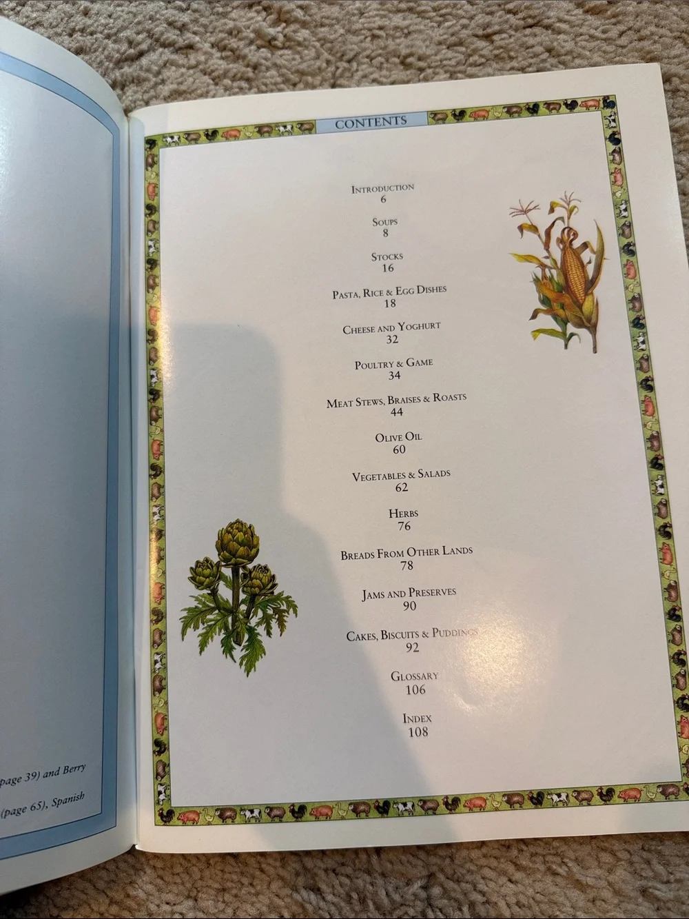 Farmhouse Cookbook - Green/Yellow Cover